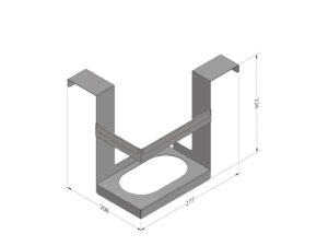 SUPPORT PINCE INTÉRIEUR FRIGO