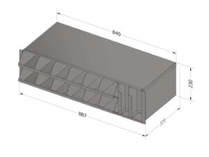 RANGEMENT SOUS ARMOIRE RÉFRIGÉRÉE COMPTOIR