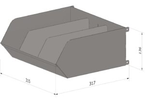 MODULE BAC A BEC + 2 CLOISONS