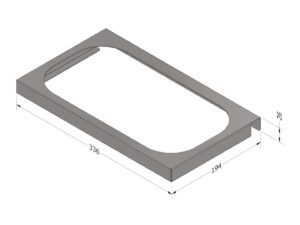 SUPPORT GASTRO 2x1/6 A CLIPSER