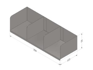 SUPPORT SACHET FRITE DESSUS STATION