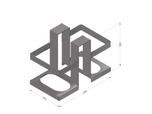 SUPPORT PINCE FRIGO FOLLETT - DOUBLE