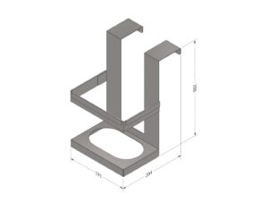 SUPPORT PINCE INTÉRIEUR FRIGO FOLLETT