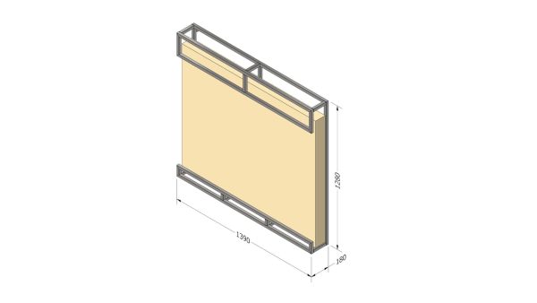 SUPPORT MURAL CARTONS COLLECTE FERMÉS – Sogefer