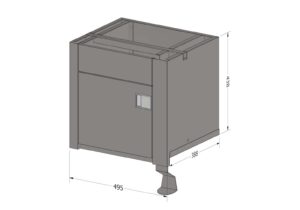 POUBELLE ENCASTRABLE UHC