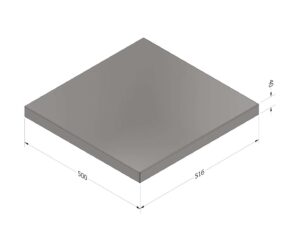 PLAN DE TRAVAIL POUR PLONGE - AMOVIBLE