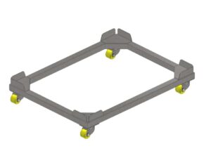 CHÂSSIS MACHINE GLAÇONS / LAVE-LINGE SUR ROULETTES FORTE